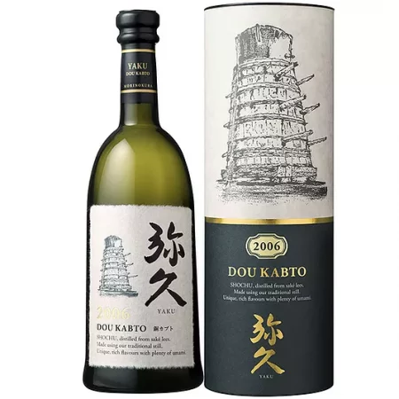 bouteille shôchû de lie de saké yaku dou kabto