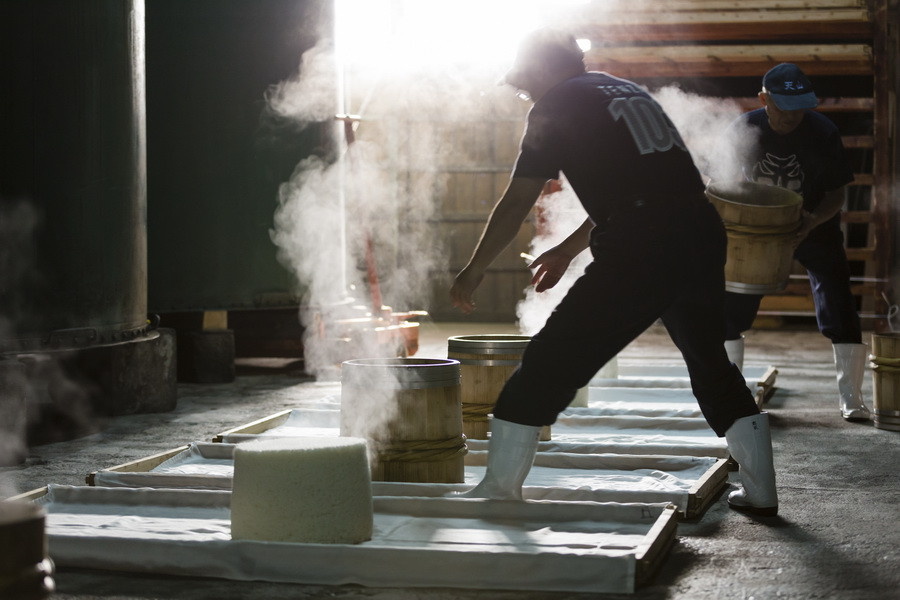 Saké Producteur Tenzan Fabrication Saga