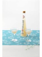 Bouteille de liqueur de pêche shimizu hakutoshu