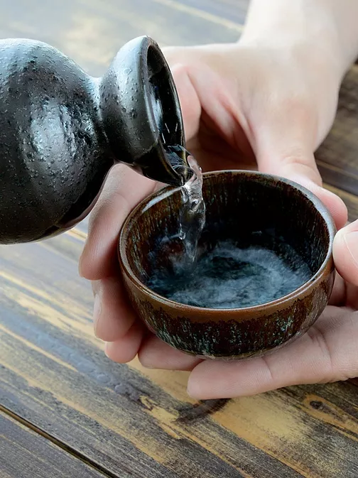 saké servi par un tokkuri