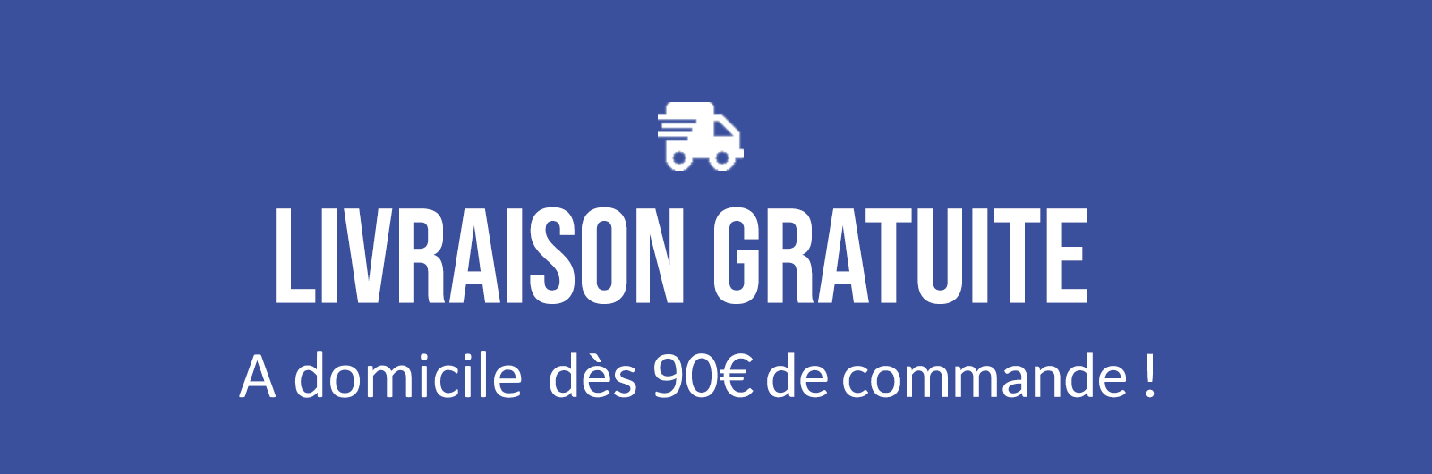 free home delivery on orders over €90