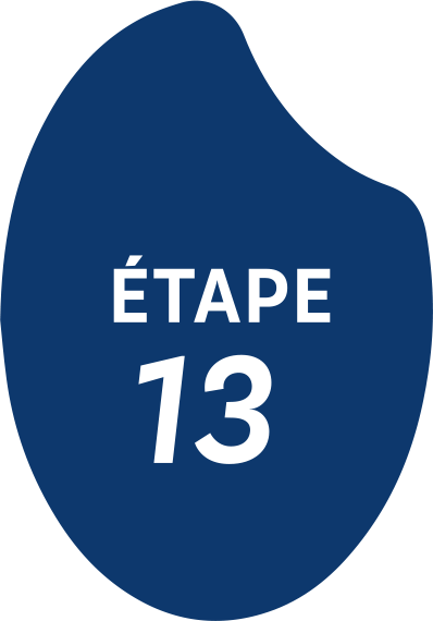étape 13