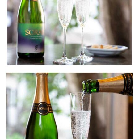 Bouteille de saké pétillant - chiyomusubi sorah